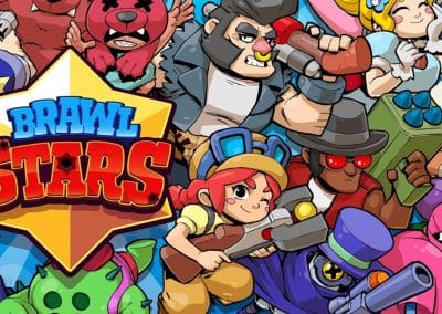 Брол Старс торта, торта със захарна картинка Brawl Stars