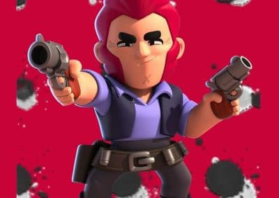 Брол Старс торта, торта със захарна картинка Brawl Stars