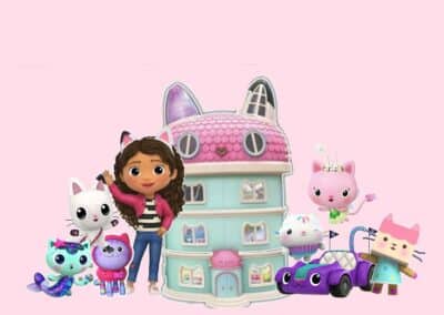 Торта Габи хаус Gabby’s Dollhouse за детски рожден ден в детски парти център Парти ленд София