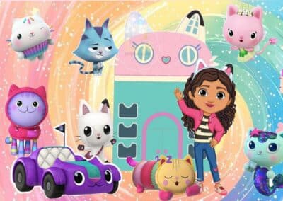 Торта Габи хаус Gabby’s Dollhouse за детски рожден ден в детски парти център Парти ленд София