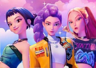 Детска торта K Pop Demon Hunter за детски рожден ден в Парти ленд София детски парти център