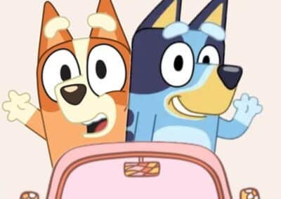 Детска торта Блуи Bluey за детски рожден ден в Парти ленд София детски парти център